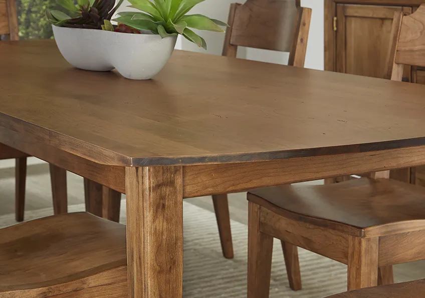 Artisan and Post 151-094 Crafted Cherry 94 Inch Surfboard Table Medium Cherry Finish Artisan and Post 151-094 Crafted Cherry 94 Inch Surfboard Table Medium Cherry Finish