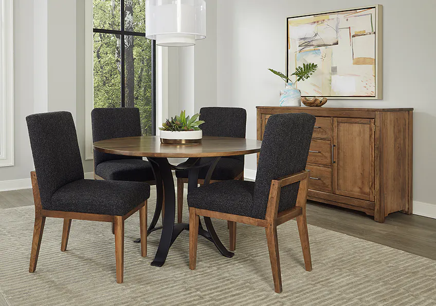 Artisan and Post 151-030E Crafted Cherry Upholstered Side Chair Medium Cherry Finish Artisan and Post 151-030E Crafted Cherry Upholstered Side Chair Medium Cherry Finish
