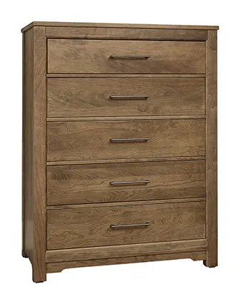 Artisan and Post 151-115 Crafted Cherry 5 Drawer Chest Medium Cherry Finish Artisan and Post 151-115 Crafted Cherry 5 Drawer Chest Medium Cherry Finish