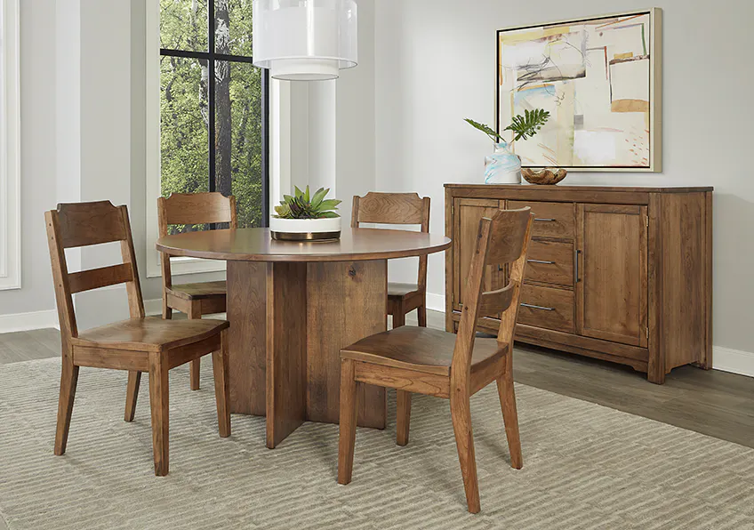 Artisan and Post 151-010 Crafted Cherry Ladderback Side Chair Medium Cherry Finish Artisan and Post 151-010 Crafted Cherry Ladderback Side Chair Medium Cherry Finish