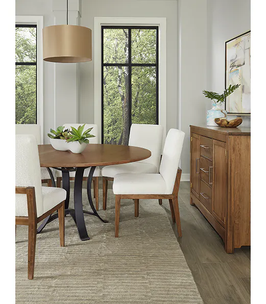 Artisan and Post 151-030A Crafted Cherry Upholstered Side Chair Medium Cherry Finish Artisan and Post 151-030A Crafted Cherry Upholstered Side Chair Medium Cherry Finish