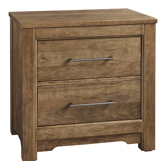 Artisan and Post 151-227 Crafted Cherry 2 Drawer Nightstand Medium Cherry Finish Artisan and Post 151-227 Crafted Cherry 2 Drawer Nightstand Medium Cherry Finish