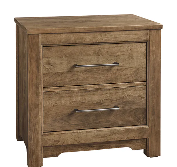 Artisan and Post 151-227 Crafted Cherry 2 Drawer Nightstand Medium Cherry Finish Artisan and Post 151-227 Crafted Cherry 2 Drawer Nightstand Medium Cherry Finish