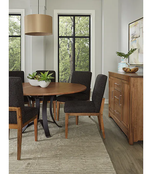 Artisan and Post 151-030E Crafted Cherry Upholstered Side Chair Medium Cherry Finish Artisan and Post 151-030E Crafted Cherry Upholstered Side Chair Medium Cherry Finish