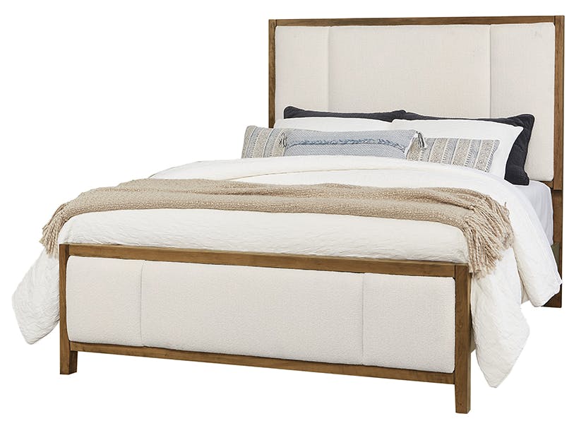 Artisan and Post 151-661-166-944-MS2 Crafted Cherry Erin's California King Upholstered Bed Medium Cherry Finish Artisan and Post 151-661-166-944-MS2 Crafted Cherry Erin's California King Upholstered Bed Medium Cherry Finish