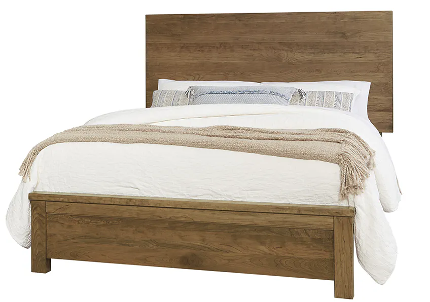 Artisan and Post 151-669-966-933-MS2 Crafted Cherry Ben's King Plank Bed Medium Cherry Finish Artisan and Post 151-669-966-933-MS2 Crafted Cherry Ben's King Plank Bed Medium Cherry Finish
