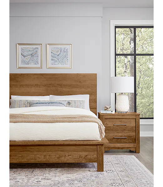 Artisan and Post 151-227 Crafted Cherry 2 Drawer Nightstand Medium Cherry Finish Artisan and Post 151-227 Crafted Cherry 2 Drawer Nightstand Medium Cherry Finish