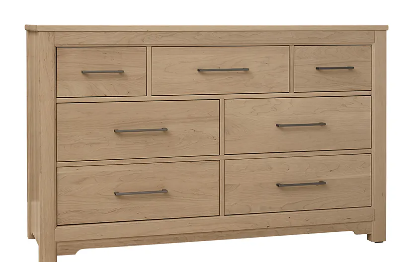 Artisan and Post 154-003 Crafted Cherry 7 Drawer Dresser Bleached Cherry Finish Artisan and Post 154-003 Crafted Cherry 7 Drawer Dresser Bleached Cherry Finish