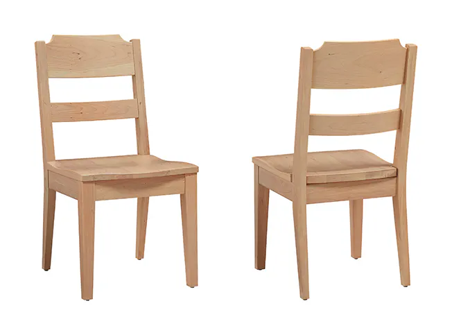 Artisan and Post 154-010 Crafted Cherry Ladderback Side Chair Bleached Cherry Finish Artisan and Post 154-010 Crafted Cherry Ladderback Side Chair Bleached Cherry Finish