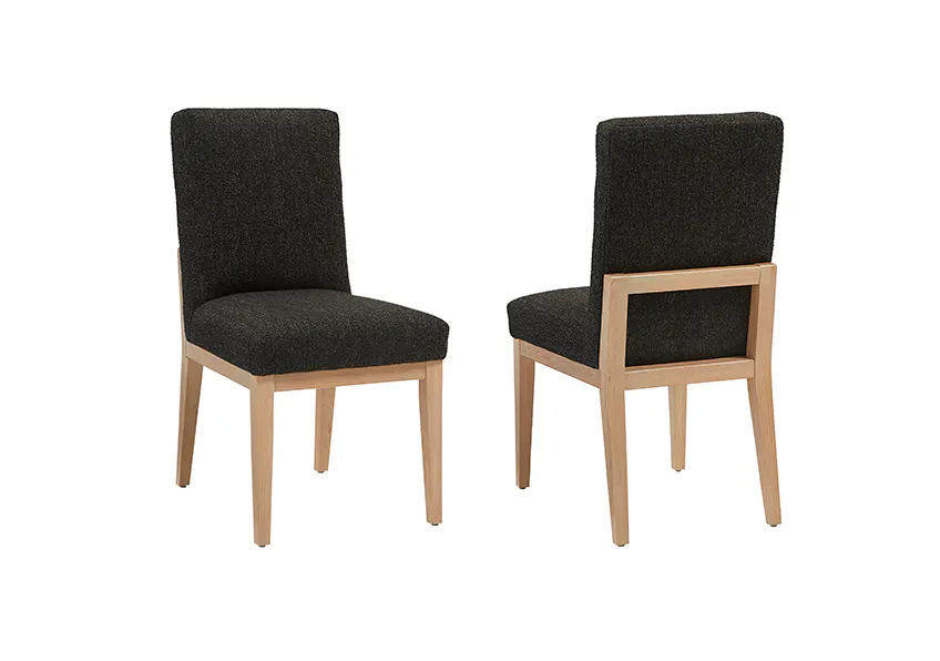 Artisan and Post 154-030E Crafted Cherry Upholstered Side Chair Bleached Cherry Finish