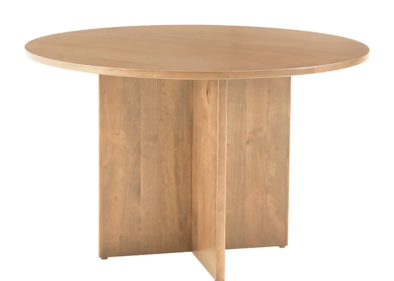 Artisan and Post 154-048-148 Crafted Cherry 48 Inch Round Table with Wood Base Bleached Cherry Finish Artisan and Post 154-048-148 Crafted Cherry 48 Inch Round Table with Wood Base Bleached Cherry Finish