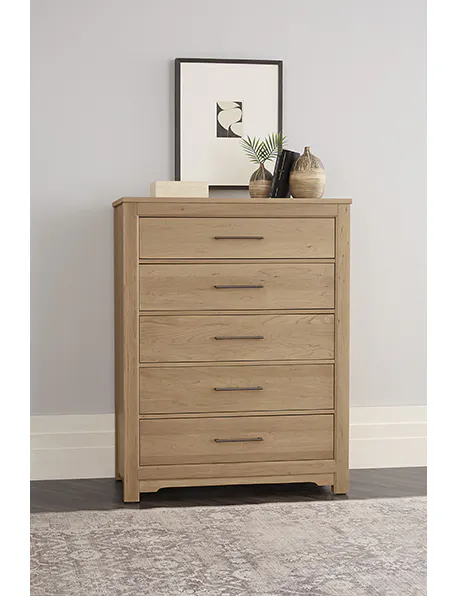 Artisan and Post 154-115 Crafted Cherry 5 Drawer Chest Bleached Cherry Finish Artisan and Post 154-115 Crafted Cherry 5 Drawer Chest Bleached Cherry Finish