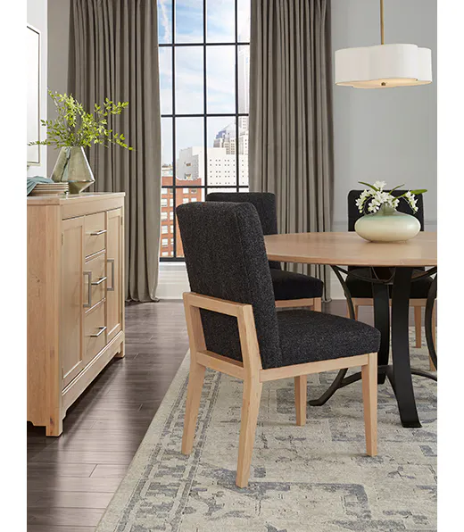Artisan and Post 154-030E Crafted Cherry Upholstered Side Chair Bleached Cherry Finish Artisan and Post 154-030E Crafted Cherry Upholstered Side Chair Bleached Cherry Finish