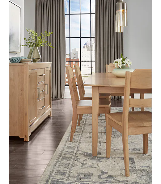 Artisan and Post 154-072 Crafted Cherry 72 Inch Surfboard Table Bleached Cherry Finish Artisan and Post 154-072 Crafted Cherry 72 Inch Surfboard Table Bleached Cherry Finish