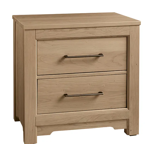 Artisan and Post 154-227 Crafted Cherry 2 Drawer Nightstand Bleached Cherry Finish Artisan and Post 154-227 Crafted Cherry 2 Drawer Nightstand Bleached Cherry Finish