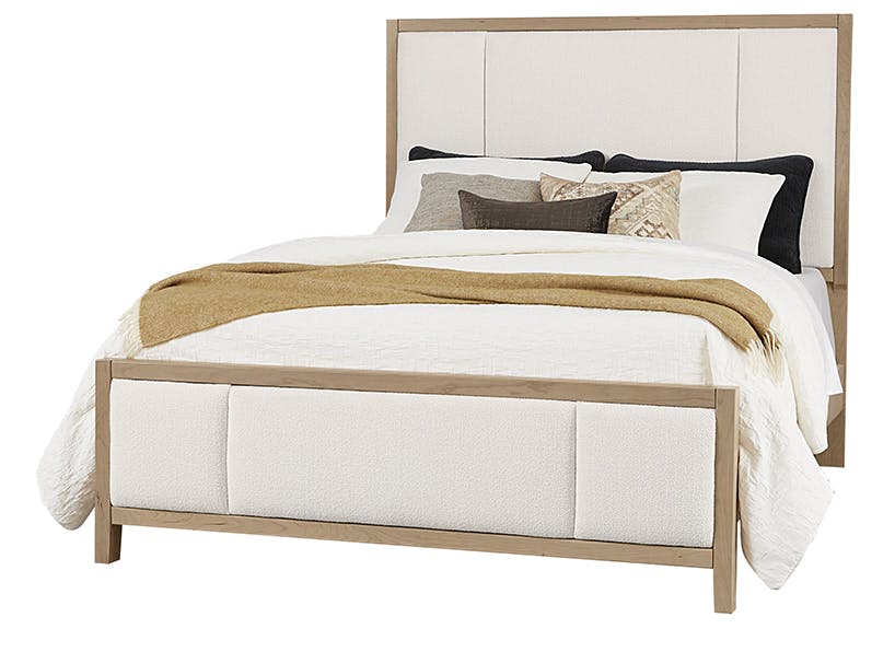 Artisan and Post 154-661-166-933-MS2 Crafted Cherry Erin's King Upholstered Bed Bleached Cherry Finish Artisan and Post 154-661-166-933-MS2 Crafted Cherry Erin's King Upholstered Bed Bleached Cherry Finish