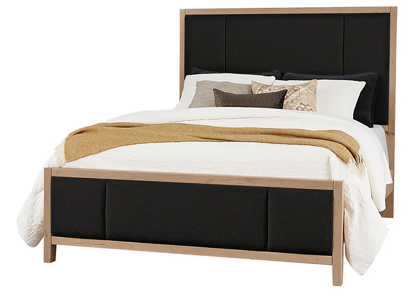Artisan and Post 154-662-266-933-MS2 Crafted Cherry Erin's King Upholstered Bed Bleached Cherry Finish Artisan and Post 154-662-266-933-MS2 Crafted Cherry Erin's King Upholstered Bed Bleached Cherry Finish