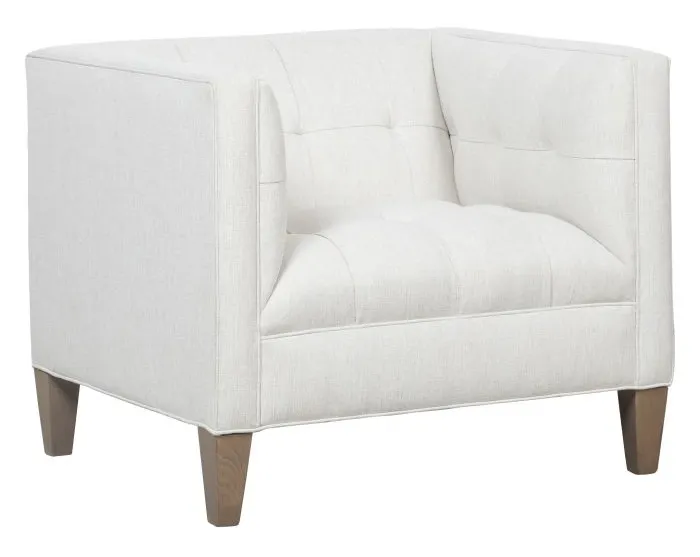 Fairfield Furniture L-2101-01 Dominique Lounge Chair, Hand Tufted, Leather Fairfield Furniture L-2101-01 Dominique Lounge Chair, Hand Tufted, Leather