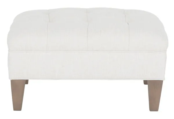 Fairfield Furniture L-2101-20 Dominique Ottoman, Hand Tufted, Leather Fairfield Furniture L-2101-20 Dominique Ottoman, Hand Tufted, Leather
