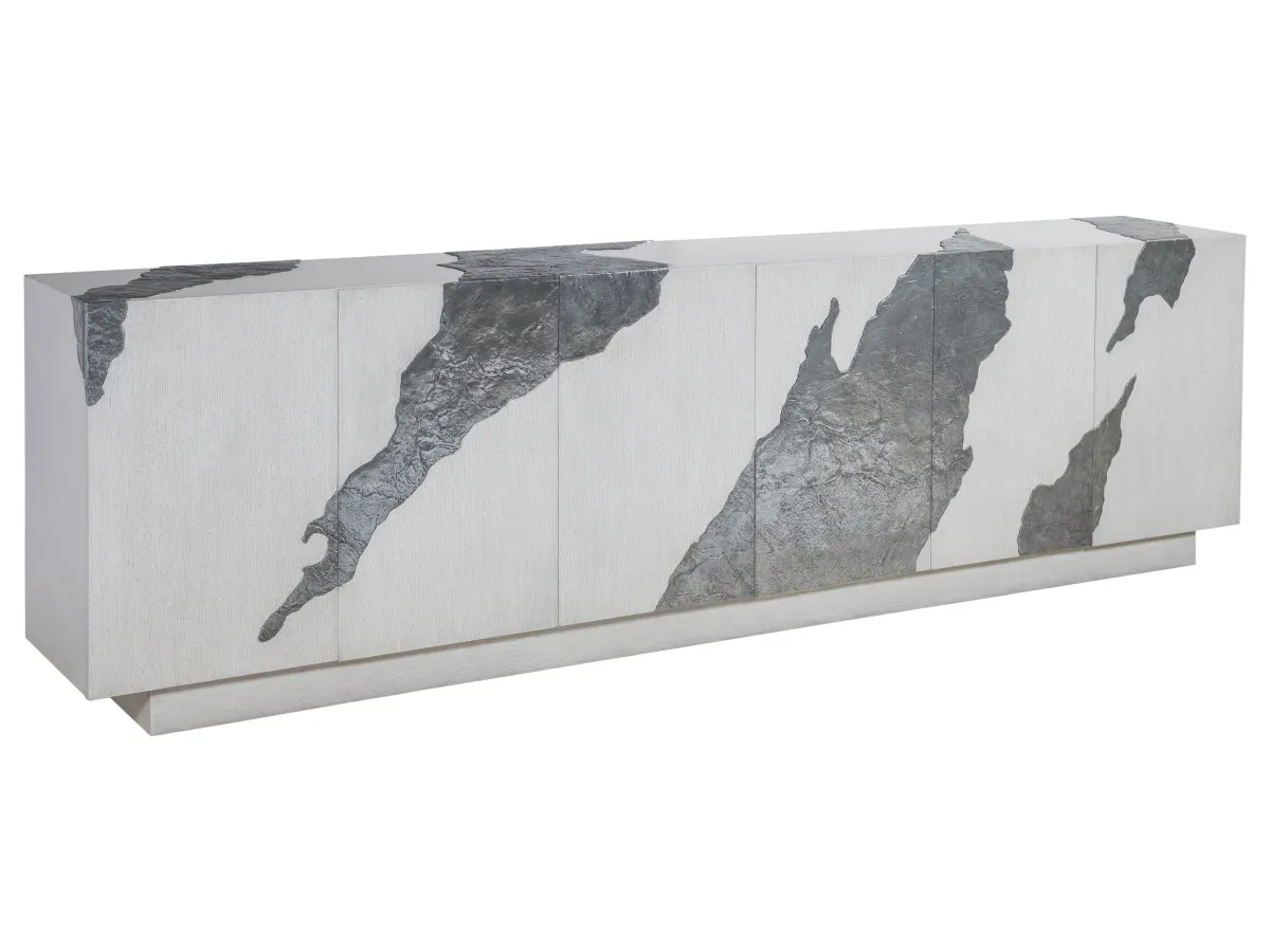 Artistica Home 2342-908 Contago White Long Media Console