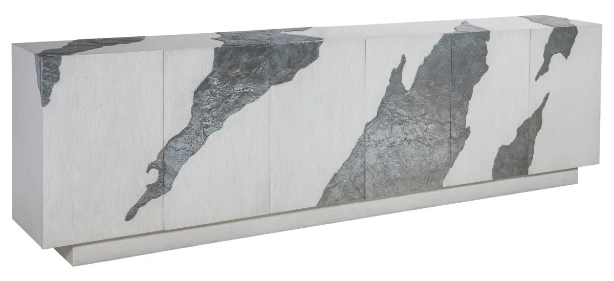 Artistica Home 2342-908 Contago White Long Media Console Artistica Home 2342-908 Contago White Long Media Console