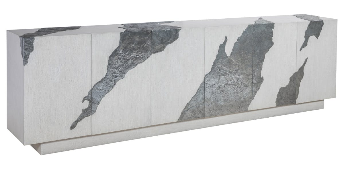 Artistica Home 2342-908 Contago White Long Media Console Artistica Home 2342-908 Contago White Long Media Console