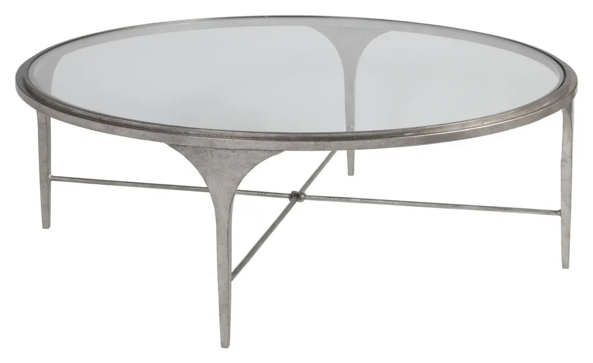 Artistica Home 2360-943 Porto Silver Round Cocktail Table Artistica Home 2360-943 Porto Silver Round Cocktail Table
