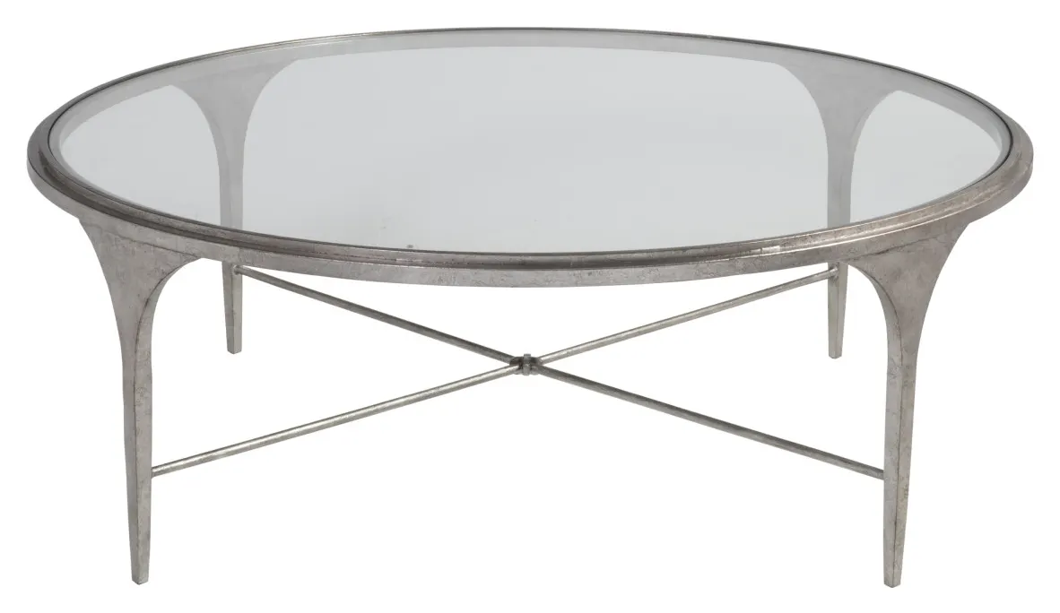 Artistica Home 2360-943 Porto Silver Round Cocktail Table Artistica Home 2360-943 Porto Silver Round Cocktail Table