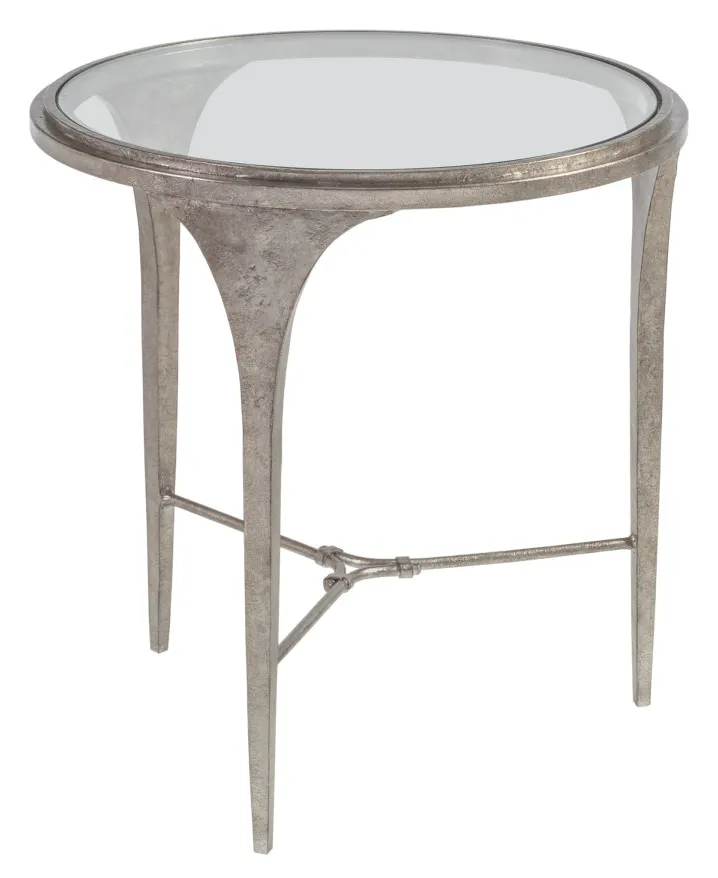 Artistica Home 2360-953 Porto Silver Round End Table Artistica Home 2360-953 Porto Silver Round End Table