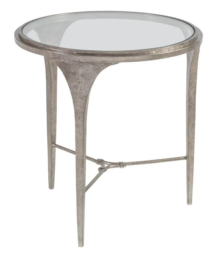 Artistica Home 2360-953 Porto Silver Round End Table Artistica Home 2360-953 Porto Silver Round End Table