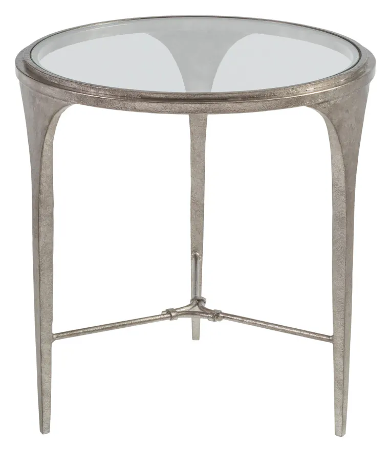 Artistica Home 2360-953 Porto Silver Round End Table Artistica Home 2360-953 Porto Silver Round End Table
