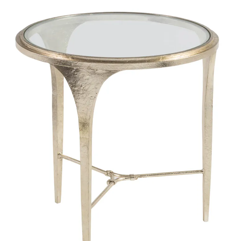 Artistica Home 2361-953 Porto Champagne Round End Table Artistica Home 2361-953 Porto Champagne Round End Table