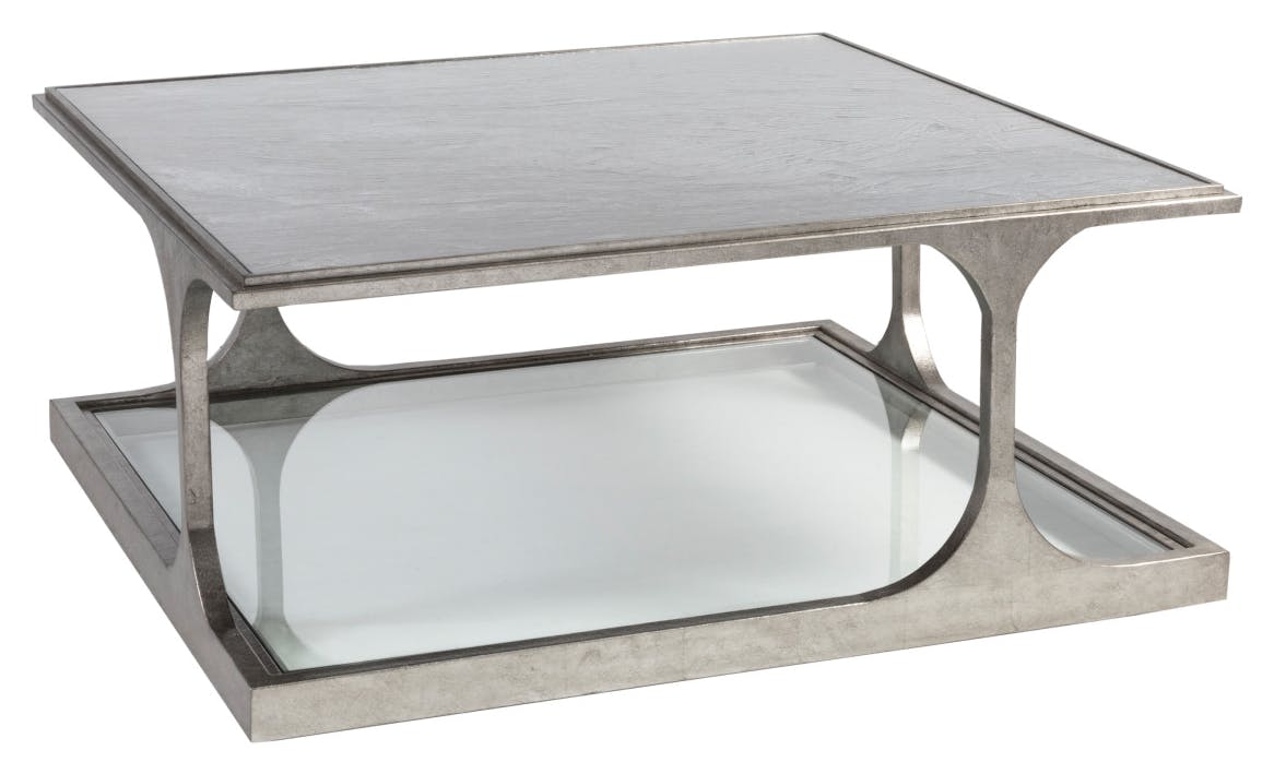 Artistica Home 2362-947 Bond Street Silver Square Cocktail Table Artistica Home 2362-947 Bond Street Silver Square Cocktail Table