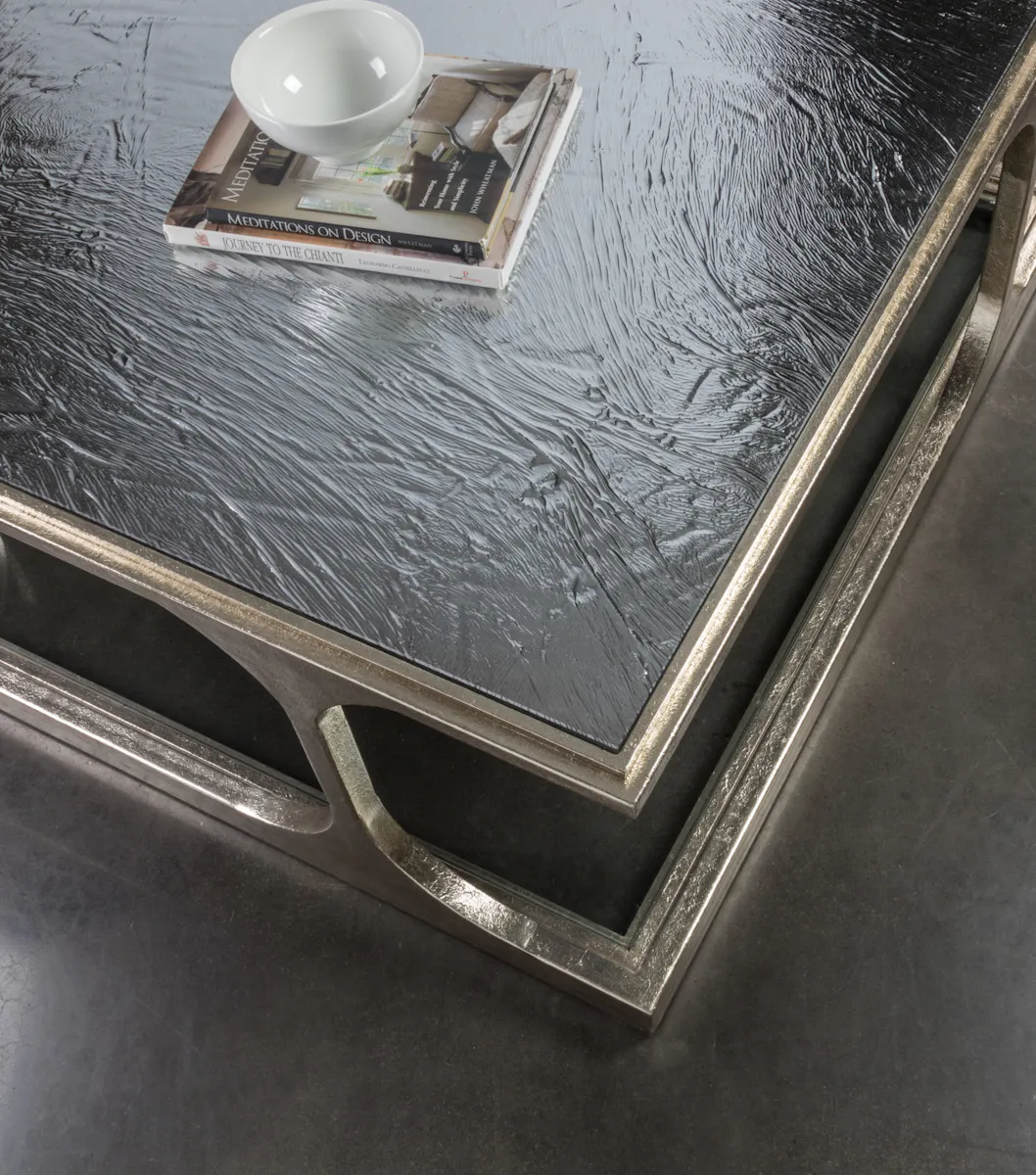 Artistica Home 2363-947 Bond Street Champagne Square Cocktail Table Artistica Home 2363-947 Bond Street Champagne Square Cocktail Table