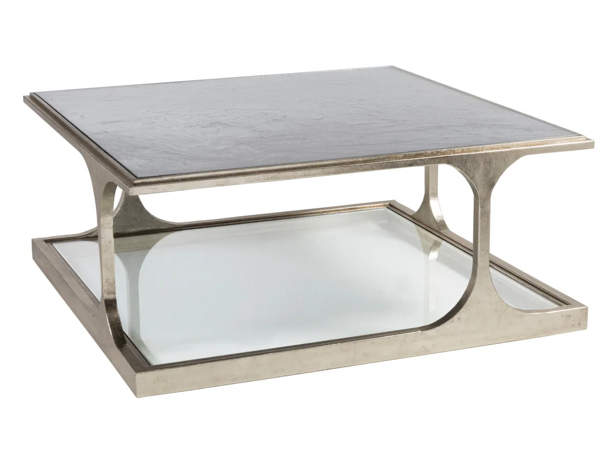 Artistica Home 2363-947 Bond Street Champagne Square Cocktail Table