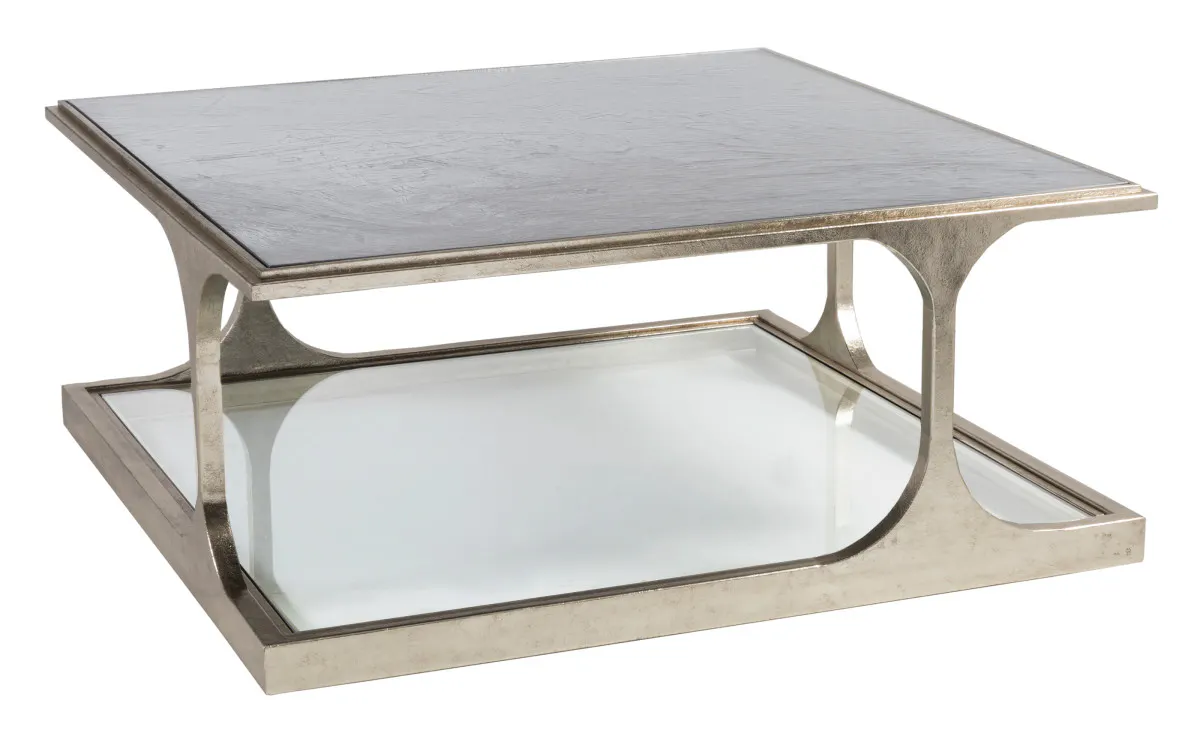 Artistica Home 2363-947 Bond Street Champagne Square Cocktail Table Artistica Home 2363-947 Bond Street Champagne Square Cocktail Table