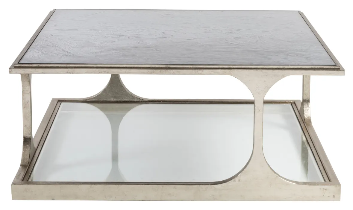 Artistica Home 2363-947 Bond Street Champagne Square Cocktail Table Artistica Home 2363-947 Bond Street Champagne Square Cocktail Table