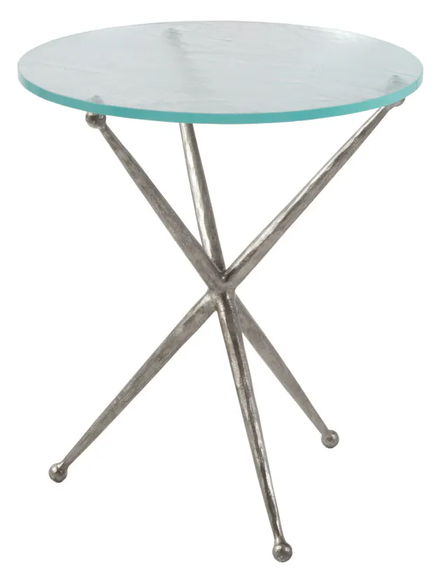 Artistica Home 2364-953 Marcus Silver Round End Table Artistica Home 2364-953 Marcus Silver Round End Table