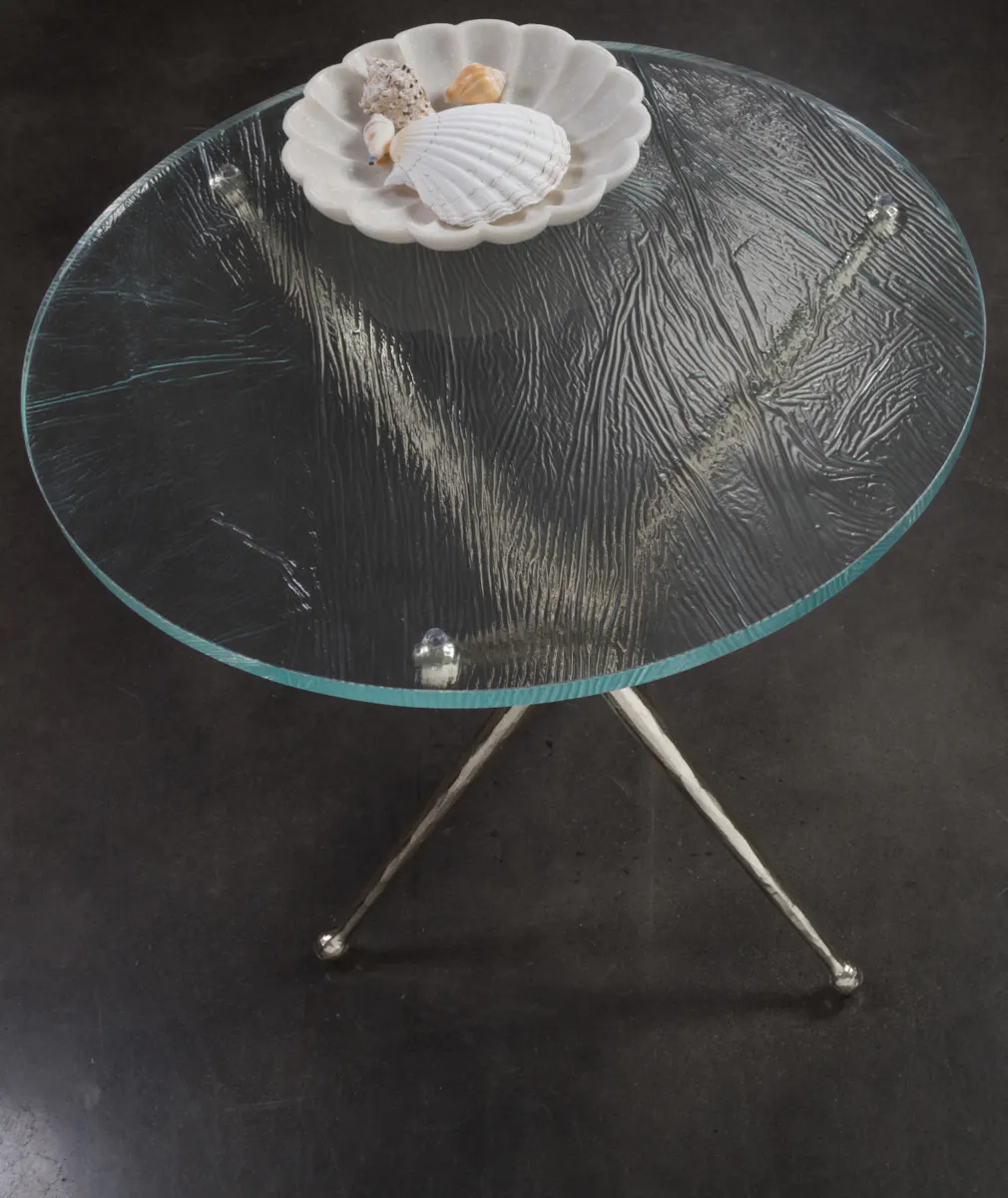 Artistica Home 2365-953 Marcus Champagne Round End Table Artistica Home 2365-953 Marcus Champagne Round End Table