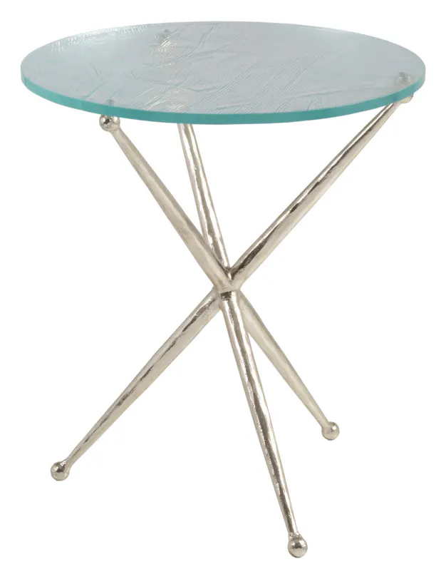 Artistica Home 2365-953 Marcus Champagne Round End Table Artistica Home 2365-953 Marcus Champagne Round End Table