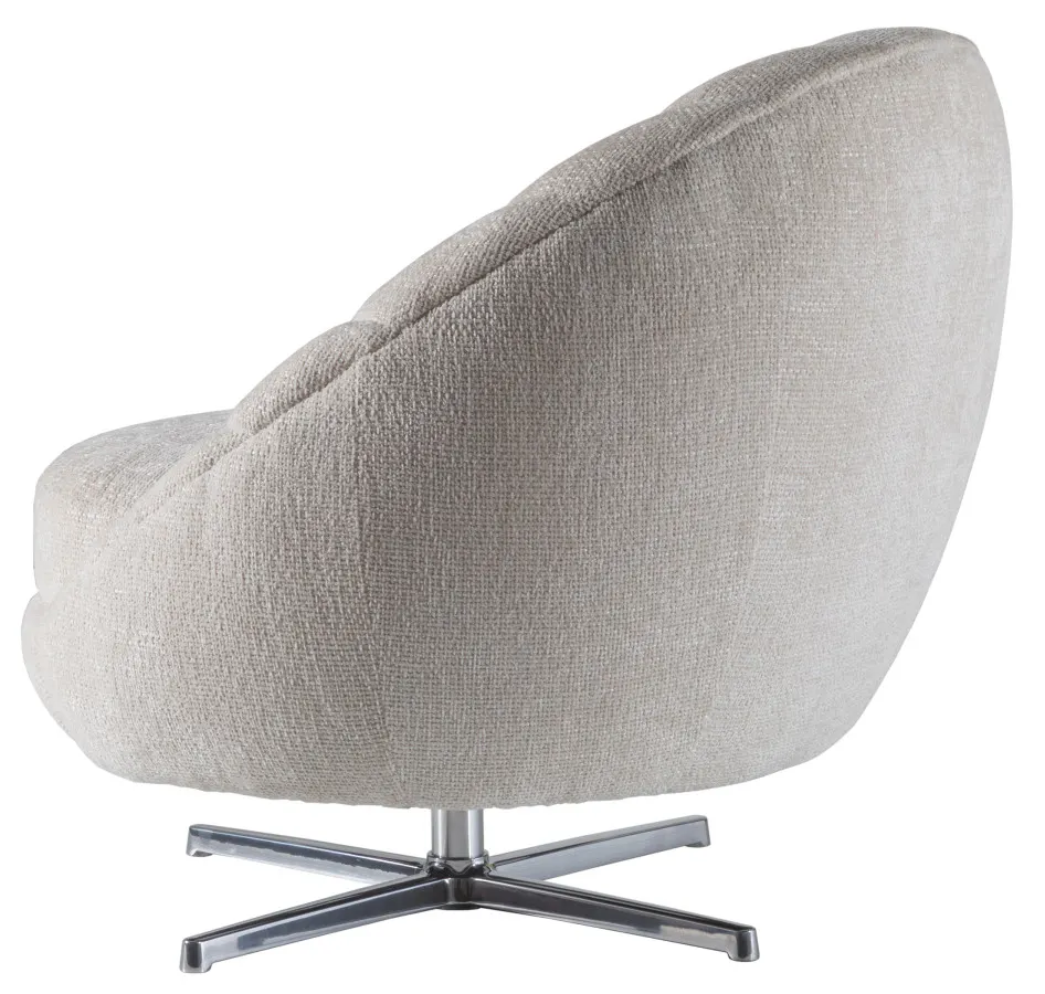 Artistica Home 2634-11PSW Lucille Swivel Chair - Polished Chrome Base Artistica Home 2634-11PSW Lucille Swivel Chair - Polished Chrome Base