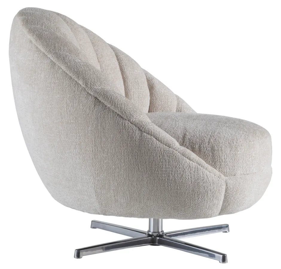 Artistica Home 2634-11PSW Lucille Swivel Chair - Polished Chrome Base Artistica Home 2634-11PSW Lucille Swivel Chair - Polished Chrome Base