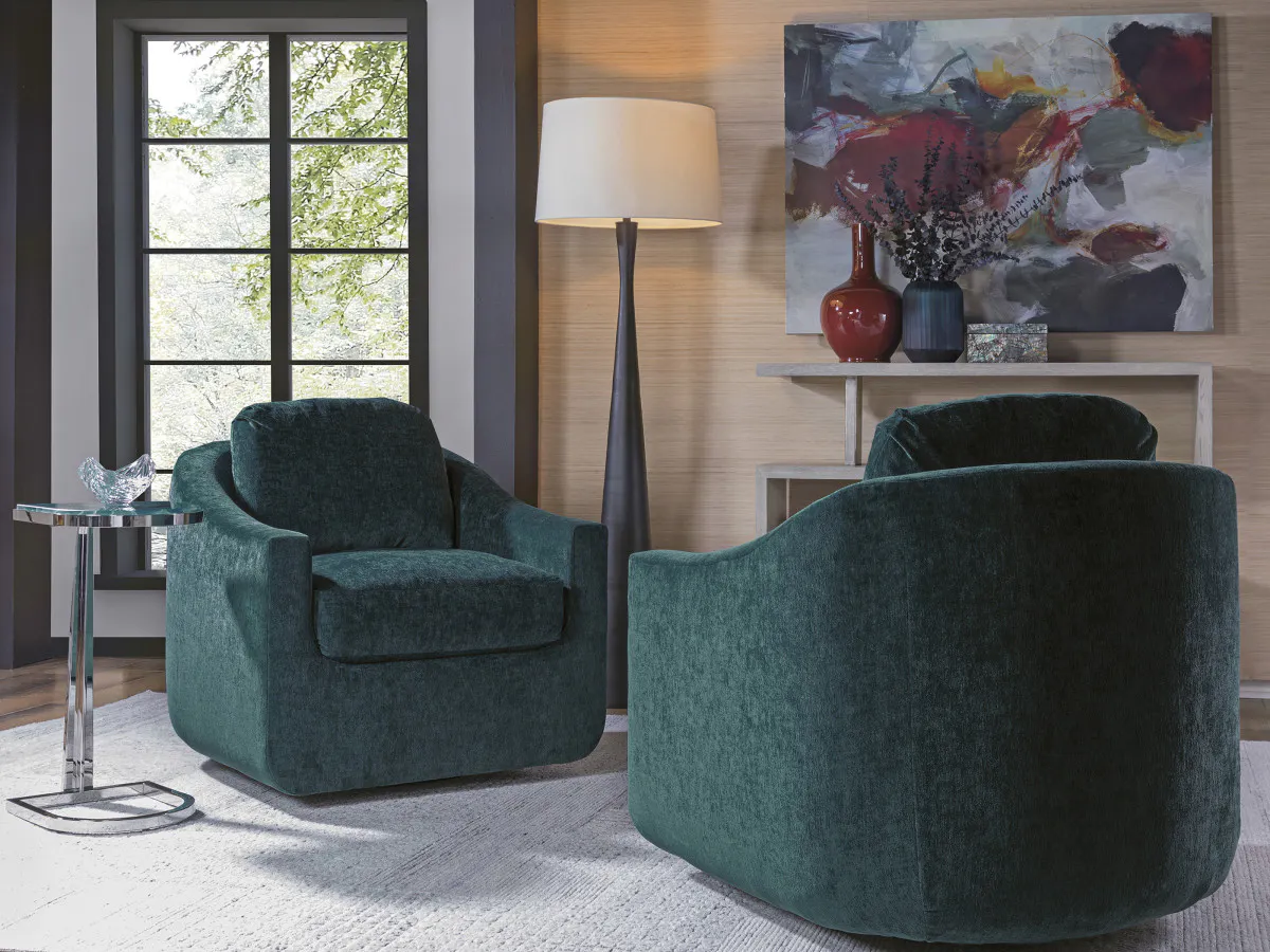 Artistica Home 2635-11SW Liz Swivel Chair Artistica Home 2635-11SW Liz Swivel Chair