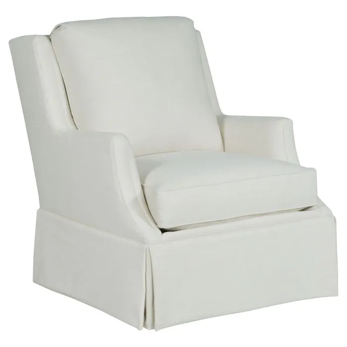 Fairfield Furniture 2726-32 Savannah Skirted Swivel Glider