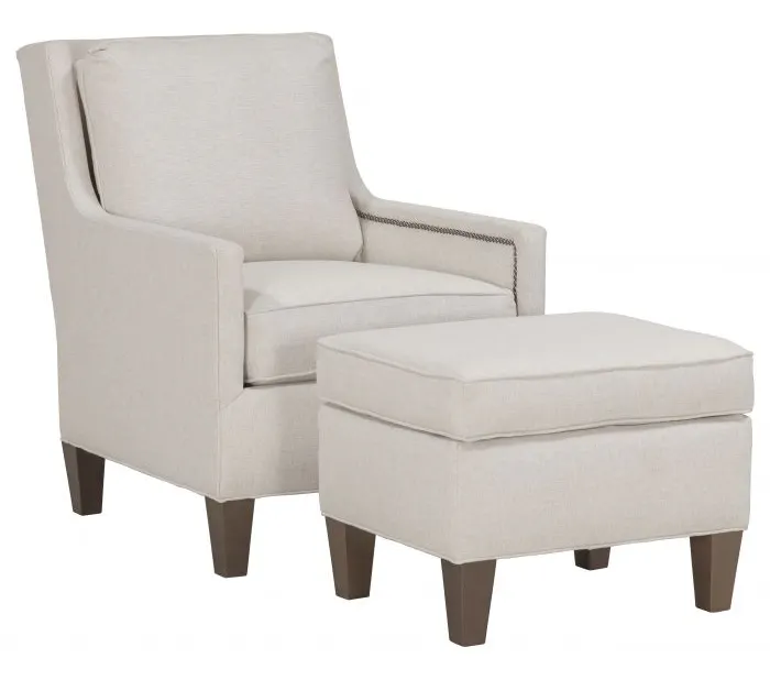 Fairfield Furniture 2974-20 Kelly Ottoman with Tapered Leg Fairfield Furniture 2974-20 Kelly Ottoman with Tapered Leg