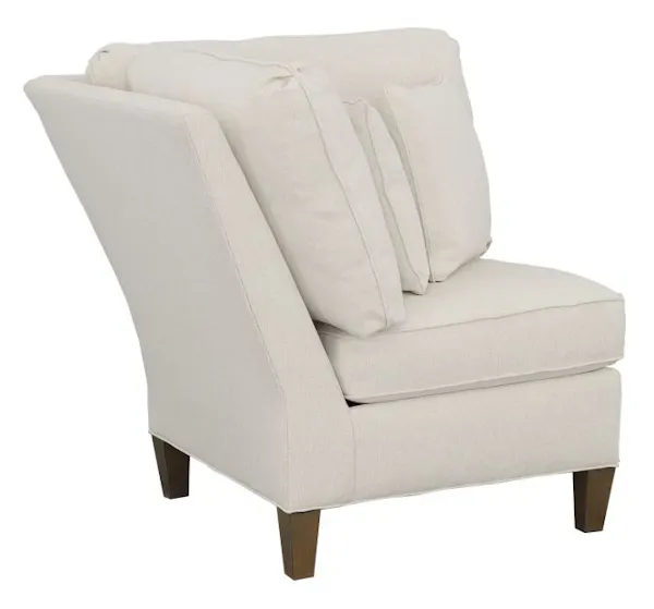 Fairfield Furniture 2974-29 Kelly Corner Chair with Tapered Leg Fairfield Furniture 2974-29 Kelly Corner Chair with Tapered Leg