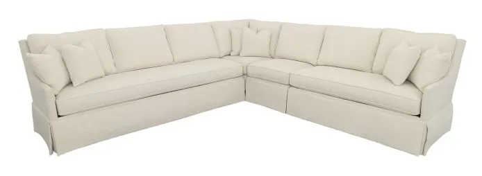 Fairfield Furniture 2975-78 Kelly Skirted Armless Sectional Chair Fairfield Furniture 2975-78 Kelly Skirted Armless Sectional Chair