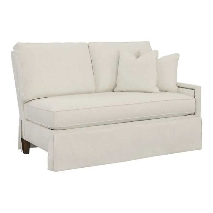 Fairfield Furniture 2975-71 Kelly Skirted Right Arm Loveseat