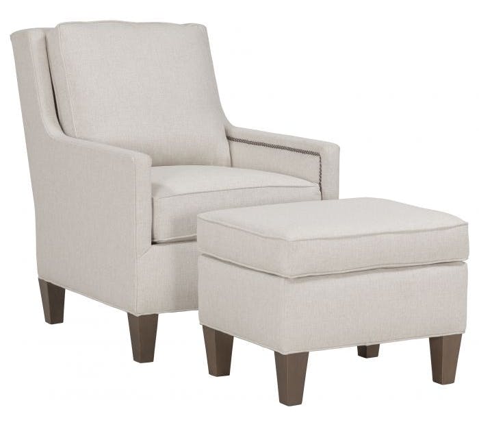 Fairfield Furniture 2974-20 Kelly Ottoman with Tapered Leg Fairfield Furniture 2974-20 Kelly Ottoman with Tapered Leg