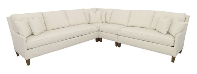 Fairfield Furniture 2976-78 Kelly Armless Sectional Chair with Tapered Leg Fairfield Furniture 2976-78 Kelly Armless Sectional Chair with Tapered Leg